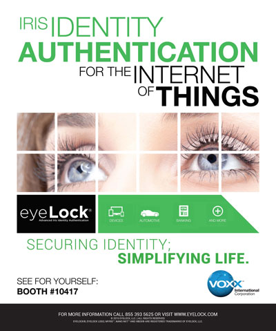 Eye Lock tradeshow poster