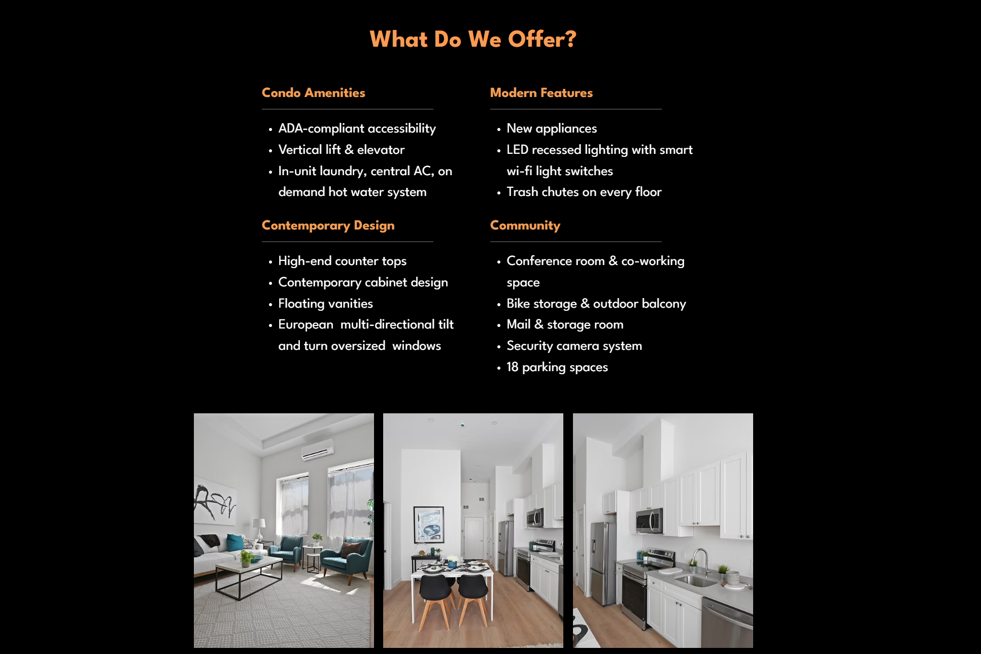 McPherson Development landing page — What Do We Offer